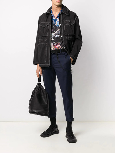 Neil Barrett cropped tailored trousers outlook