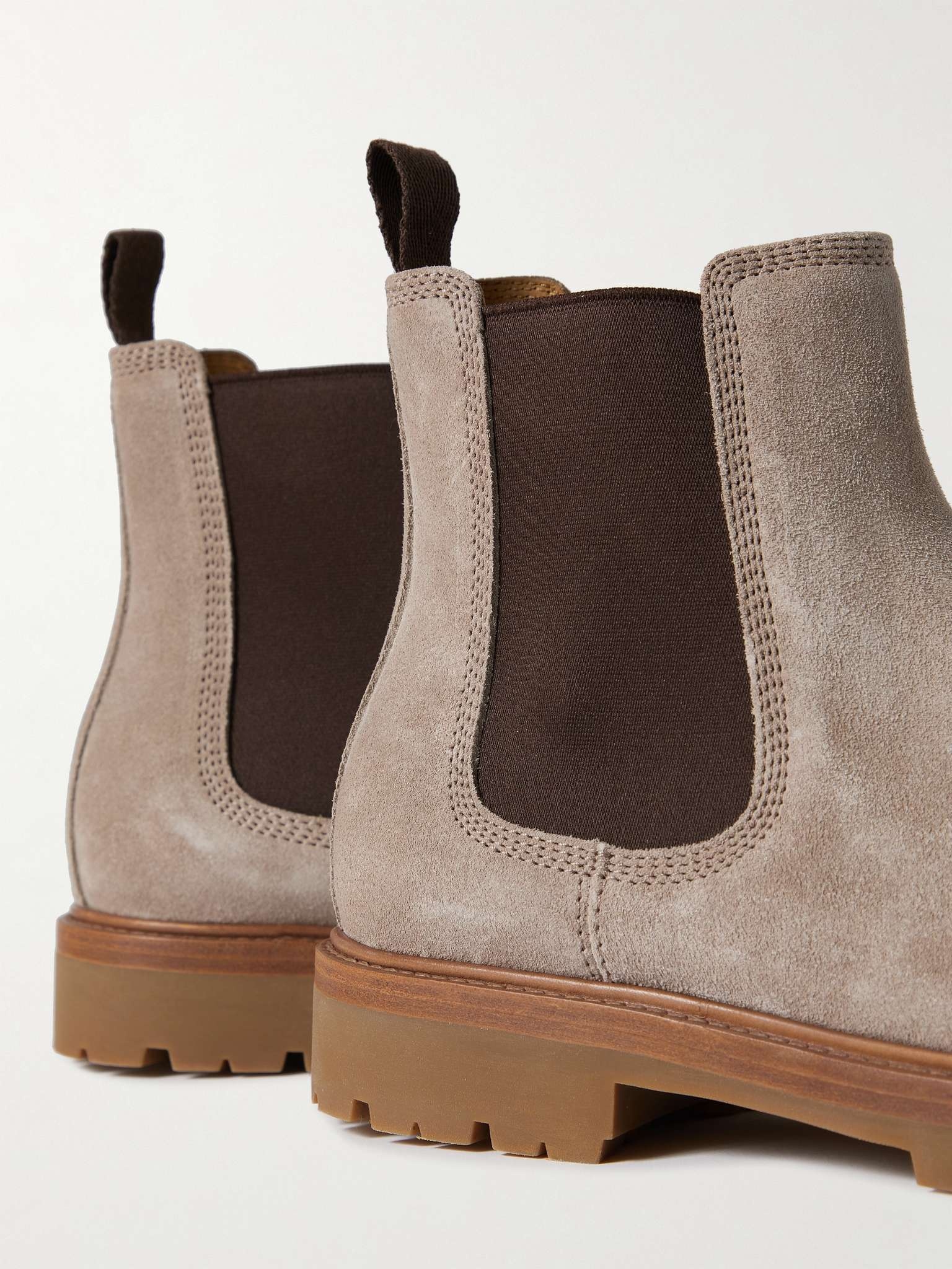Brunello Cucinelli Suede Chelsea Boots | REVERSIBLE