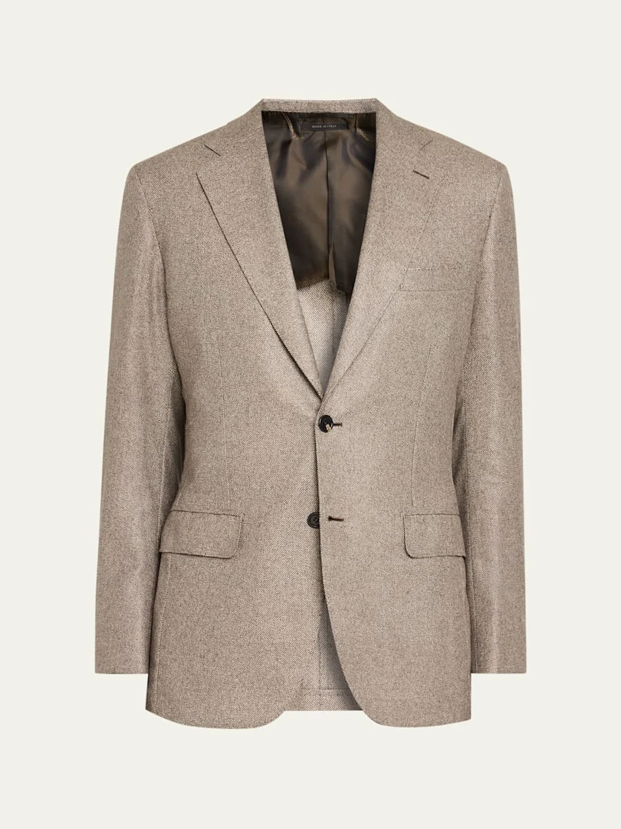 Men's Plume Wool Single-Breasted Sport Coat - 1