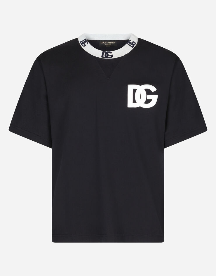 Cotton T-shirt with DG patch - 3