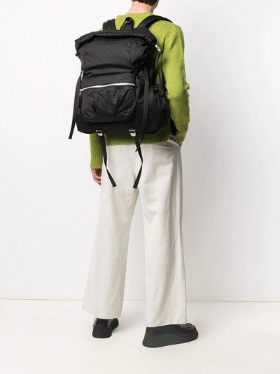 Bottega Veneta jacquard-pattern backpack outlook