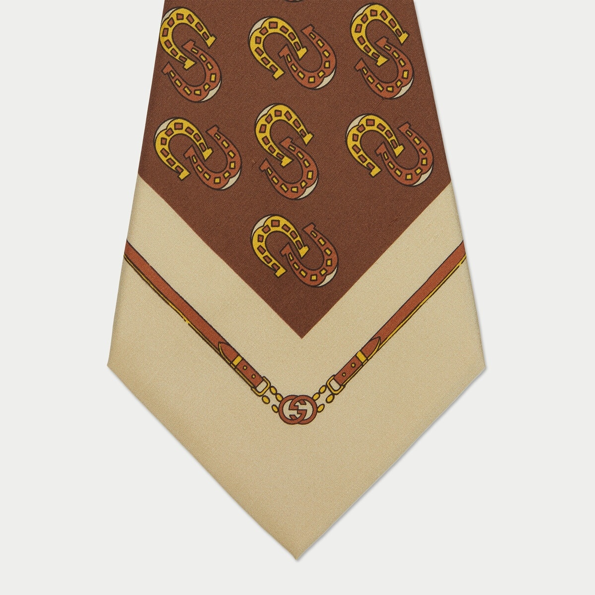 Gucci HA HA HA printed silk tie - 4