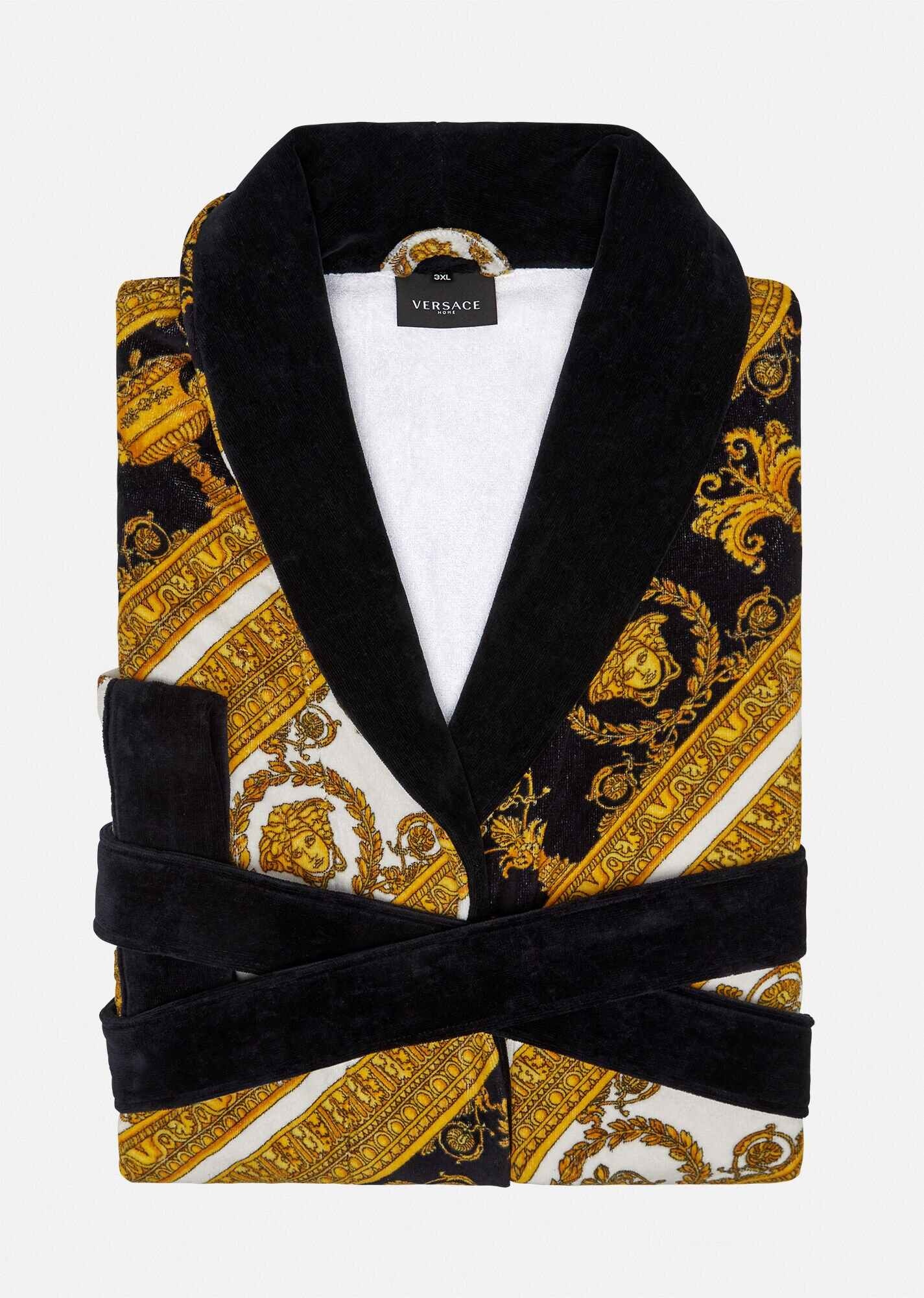 I ♡ Baroque Terry Cloth Bathrobe - 3