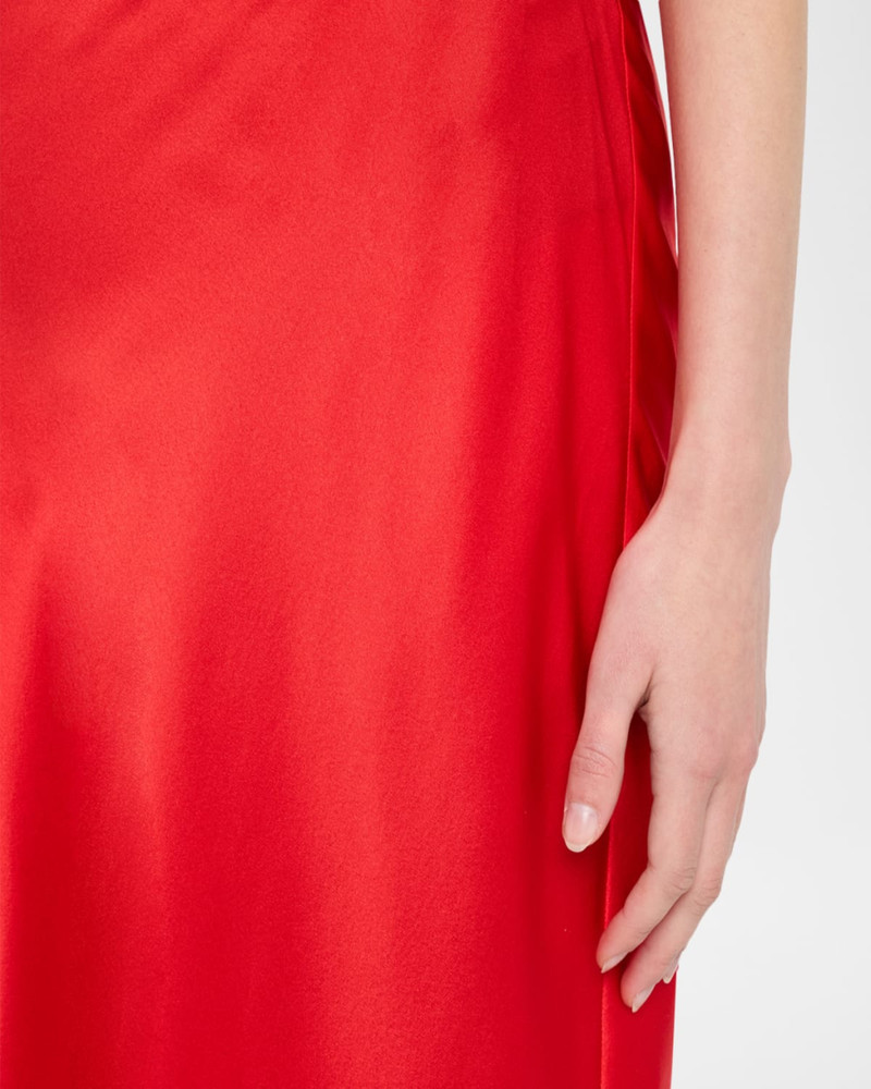 Miranda Silk Charmeuse Slip Skirt 5