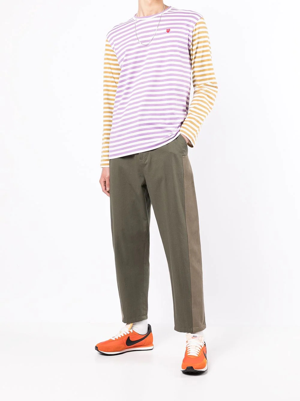 striped long-sleeve T-shirt - 2