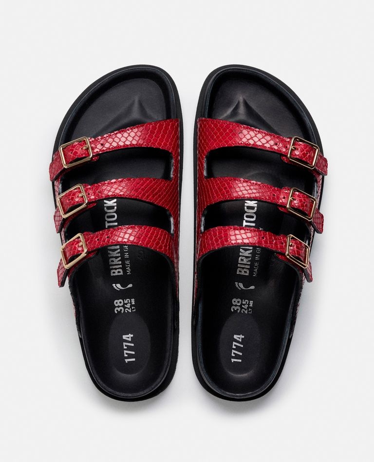 BIRKENSTOCK FLORIDA SNAKE LEATHER | biffi | REVERSIBLE