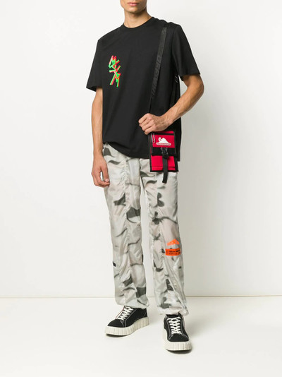 MSGM logo print short-sleeved T-shirt outlook