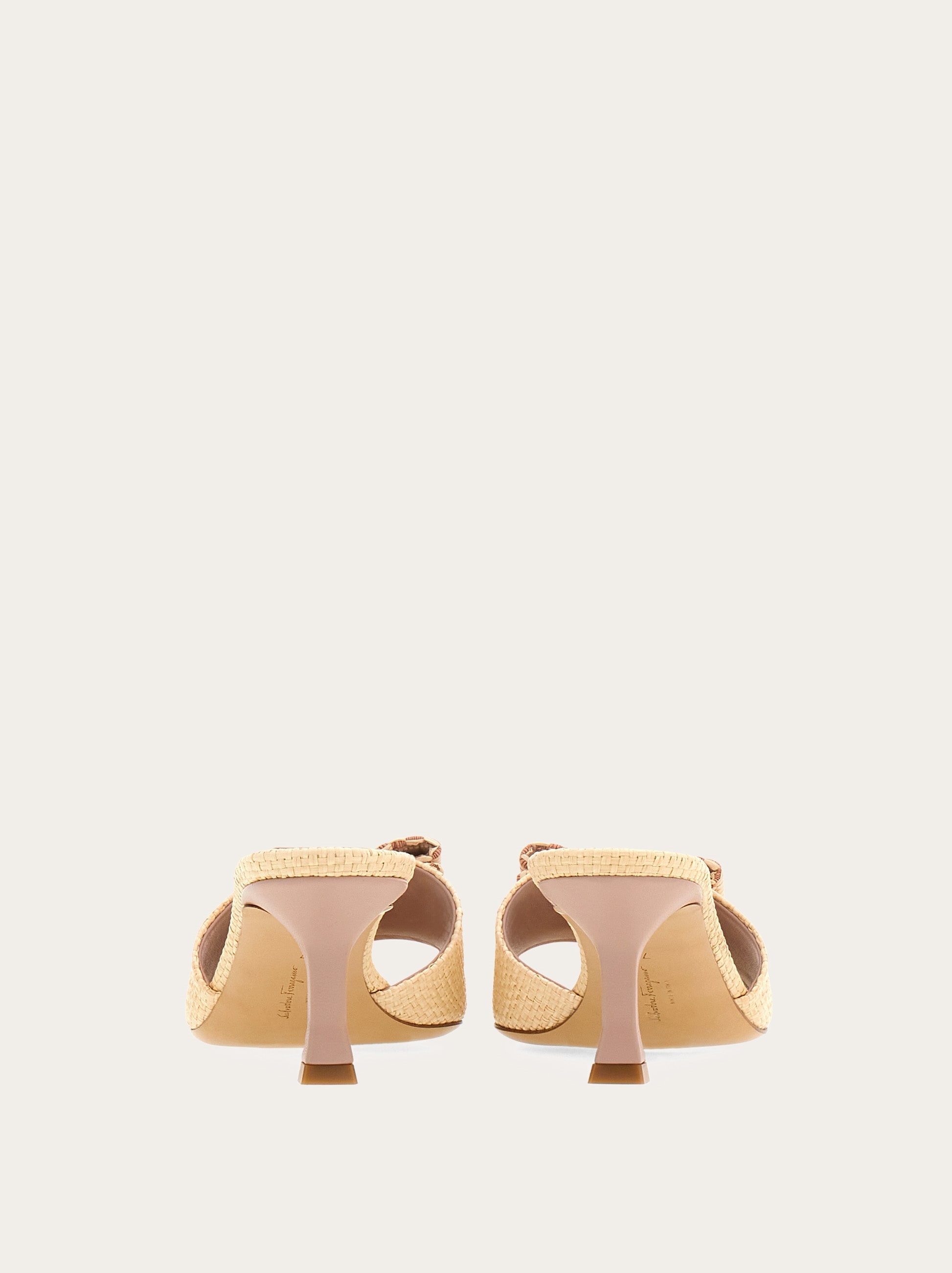 Raffia Vara bow slide - 3