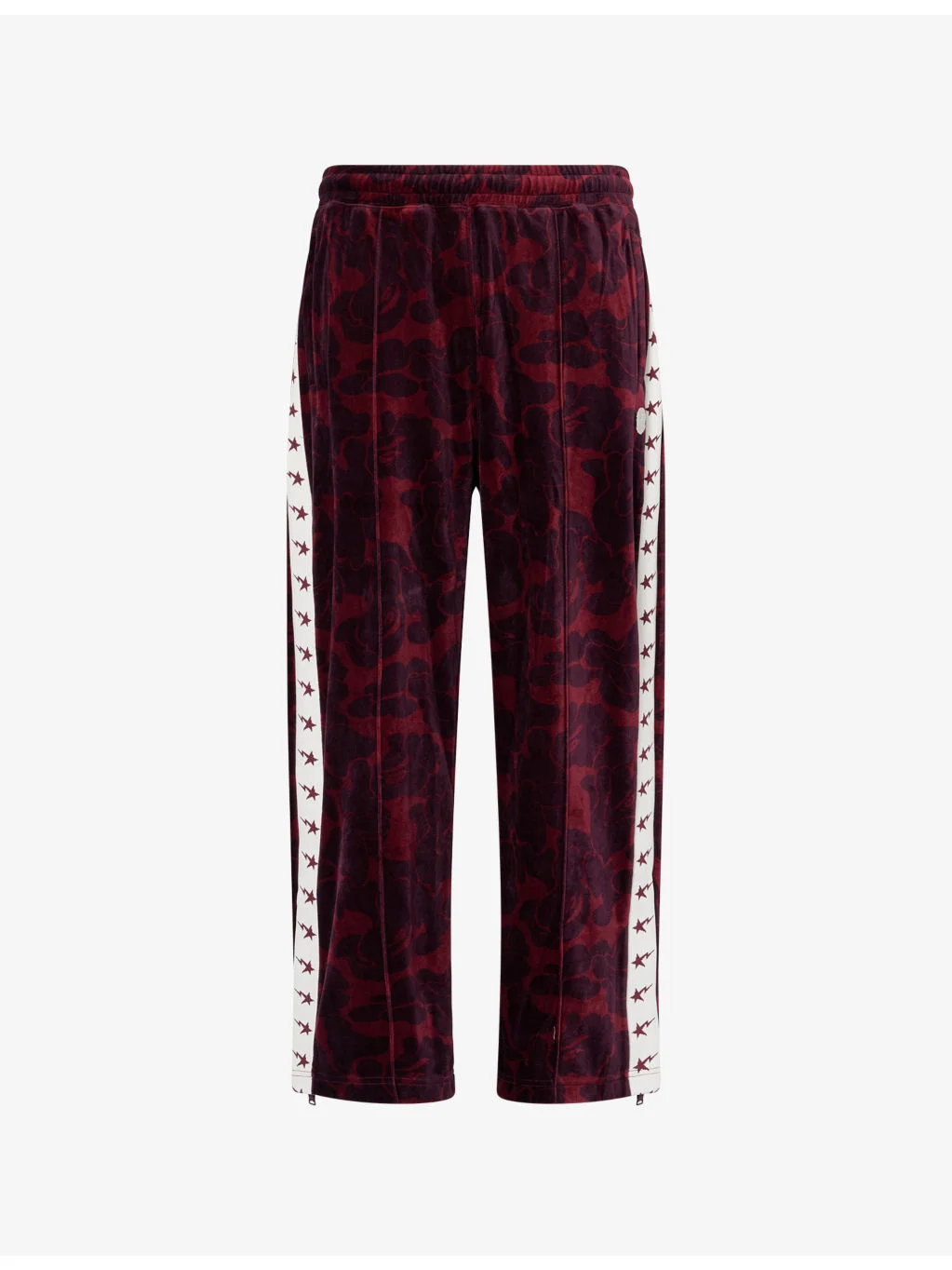 Metal-Logo Jacquard Velour Jogging Bottoms - 1