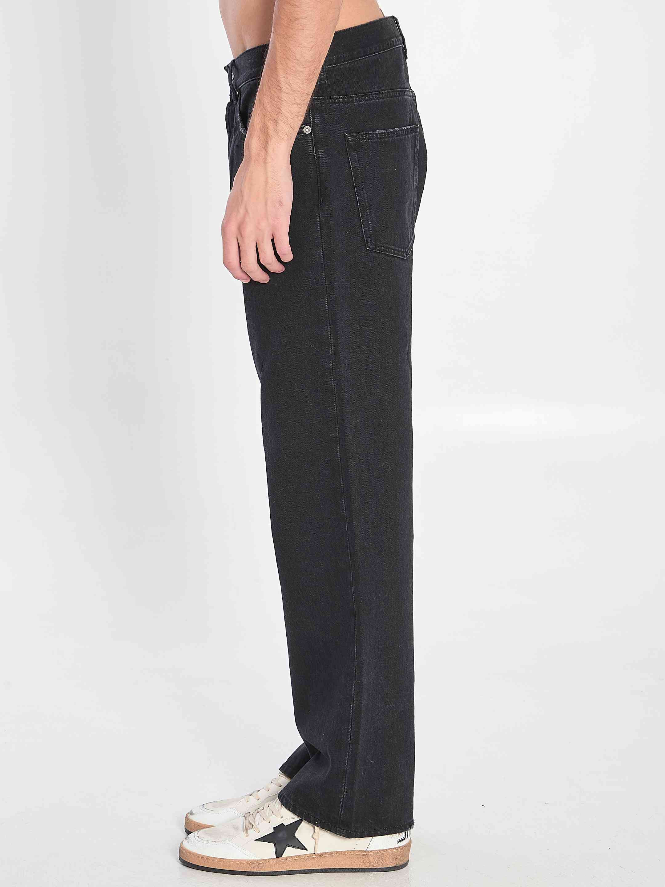 Golden Goose Men Black Vintage-Effect Jeans - 3