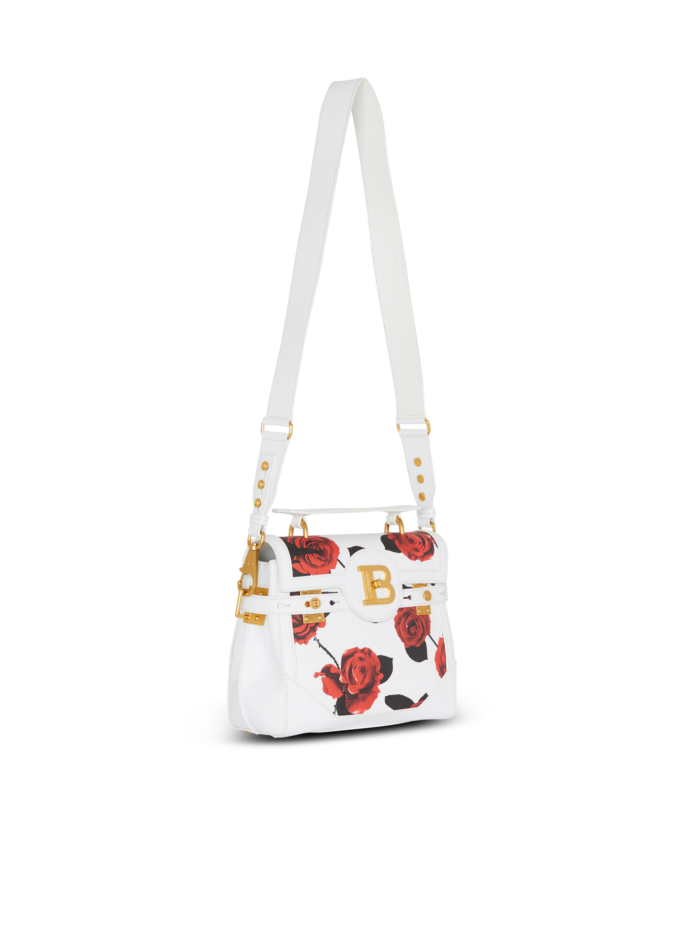 B-Buzz 23 calfskin bag with a Roses print and embossed Grid motif - 3