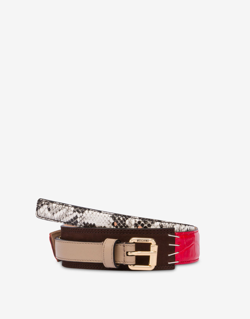 Moschino PATCHWORK BELT outlook