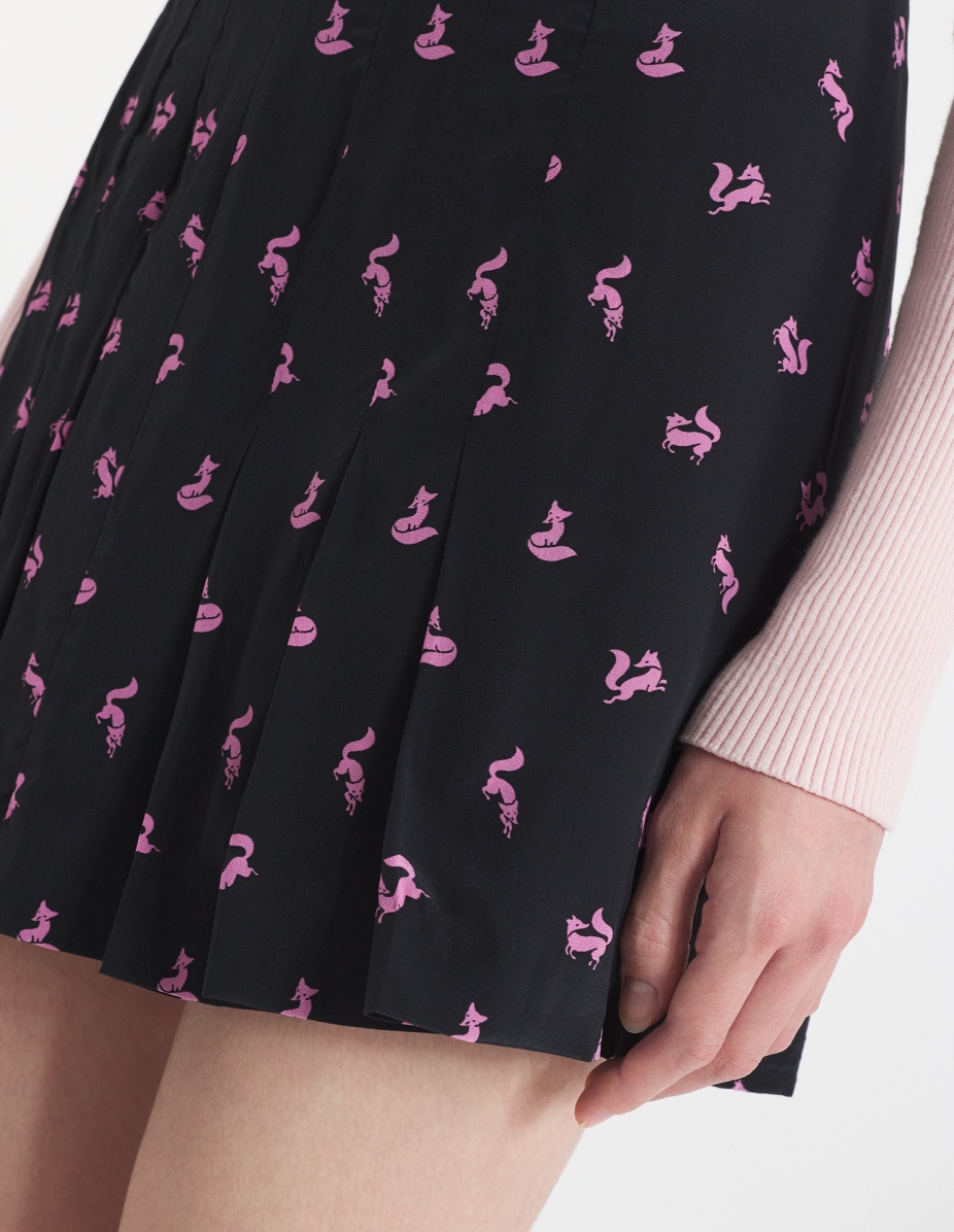 PLEATED MINI SKIRT - 4
