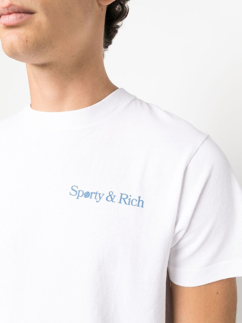 logo-print cotton T-shirt 5