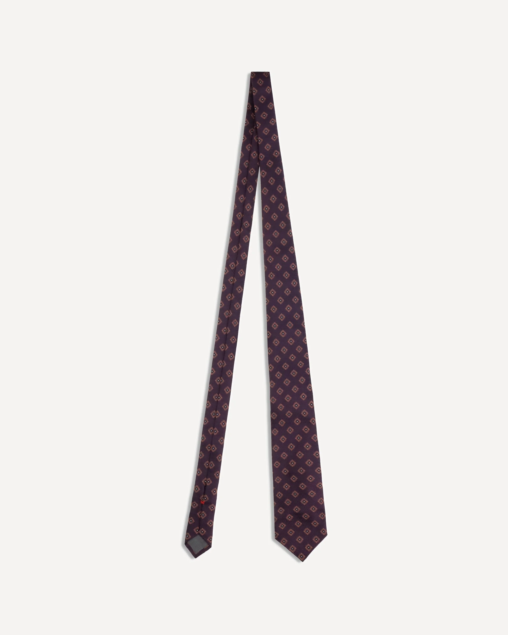 Geometric silk Tie - 1