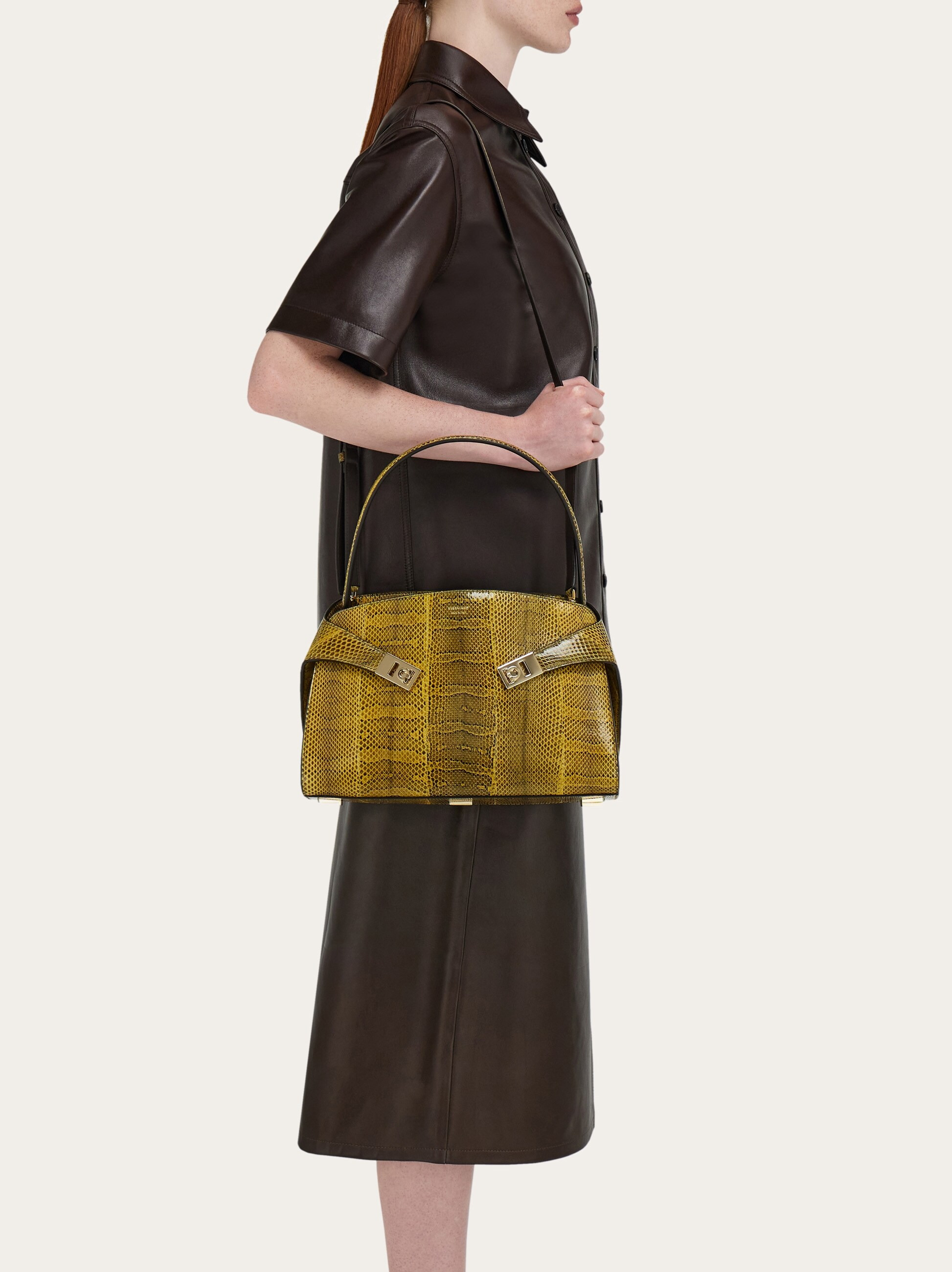 Hug soft bicolor shoulder bag (L) - 3