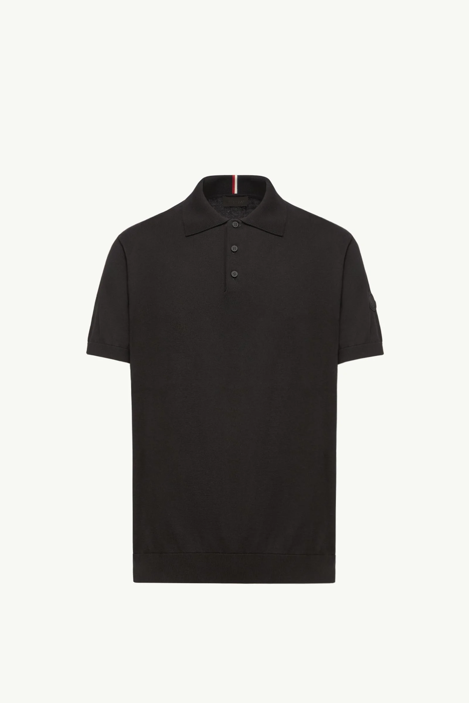 Logo Cotton Knit Polo - 1