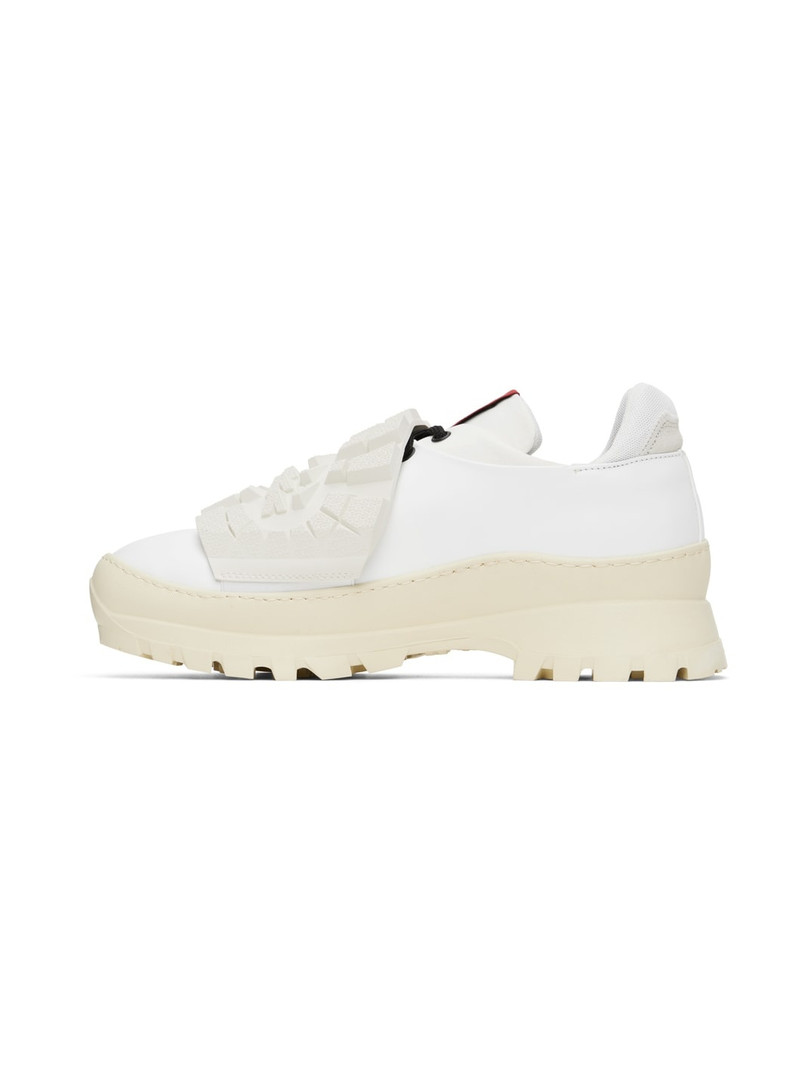 White Paneled Sneakers 3