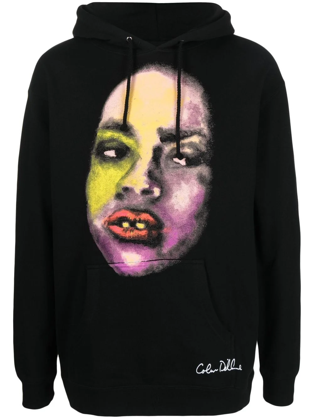 graphic-print drawstring hoodie - 1