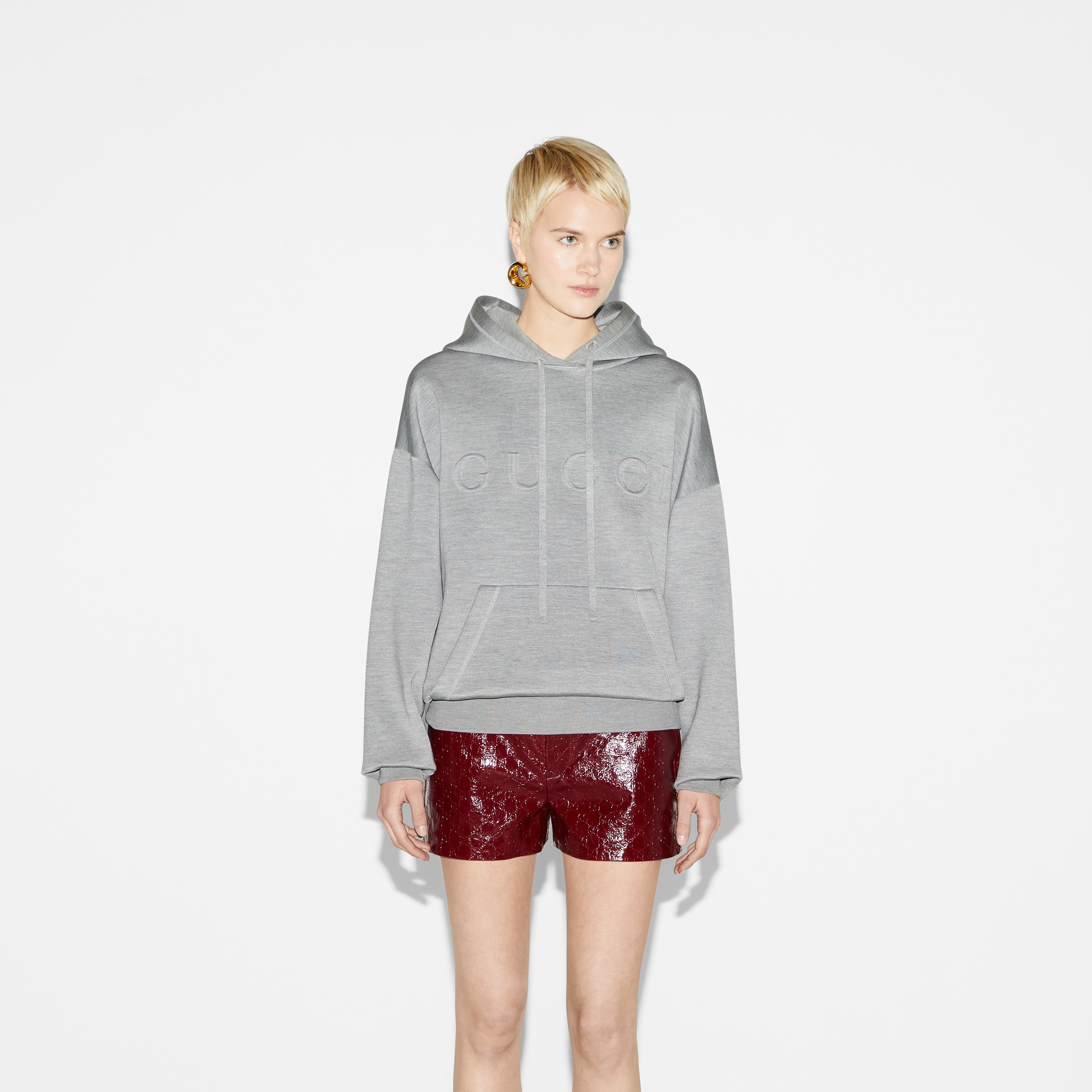 Extra fine knit hooded sweater - 3