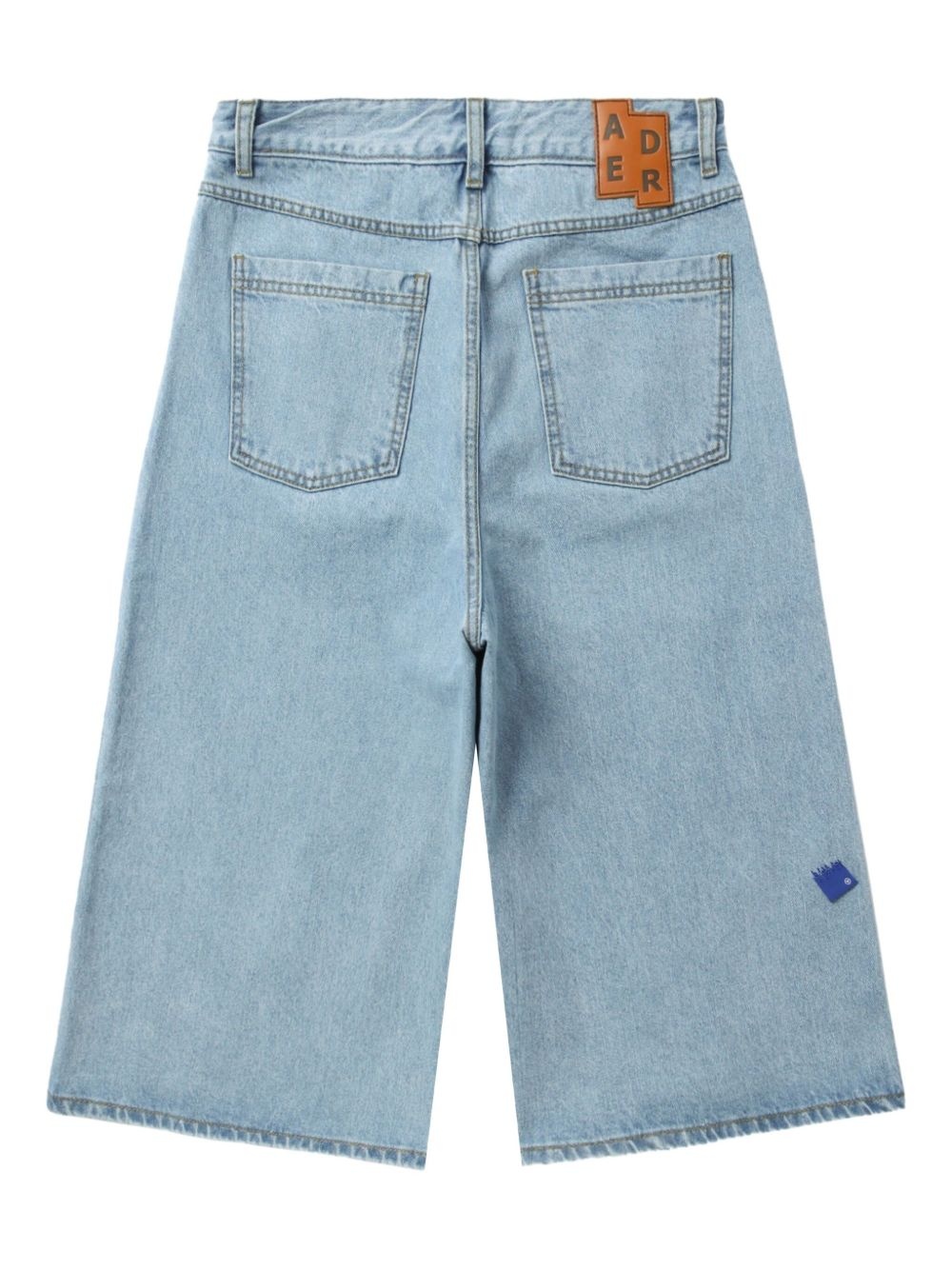 Sig high-waisted denim shorts - 6