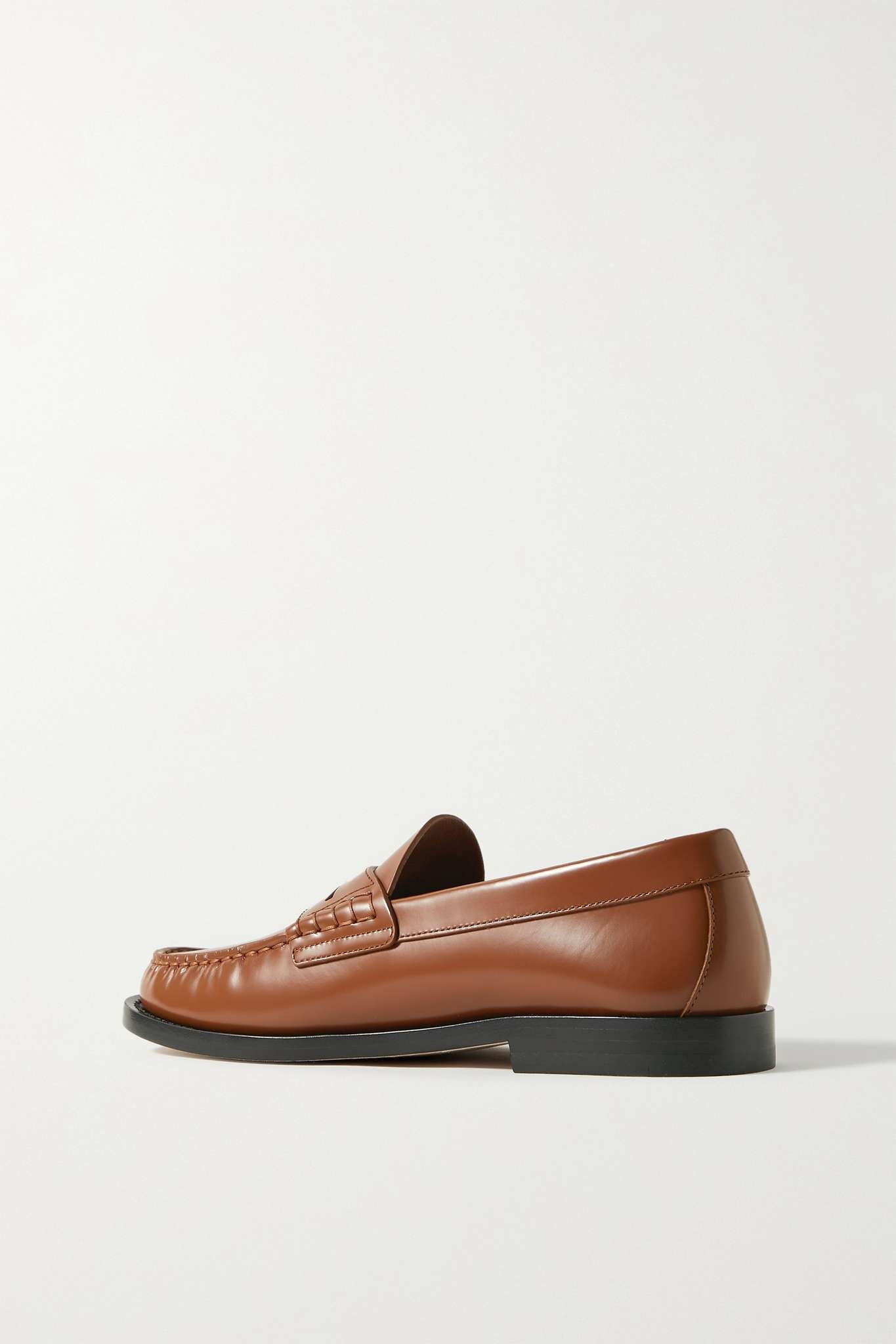 Burberry Rupert leather penny loafers REVERSIBLE
