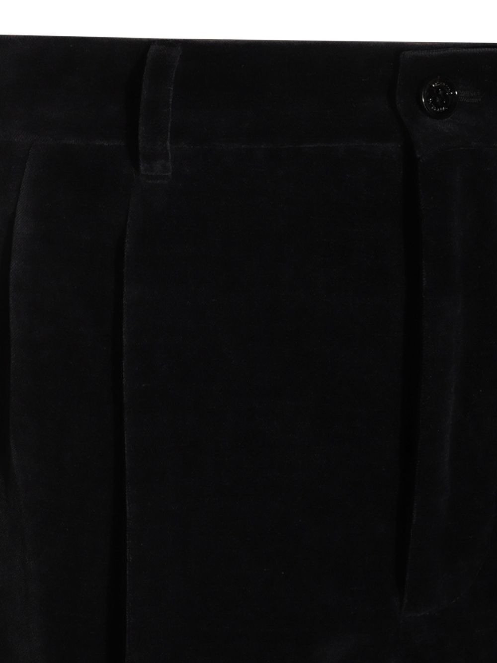 Valentino Men Washed Velvet Trousers - 3
