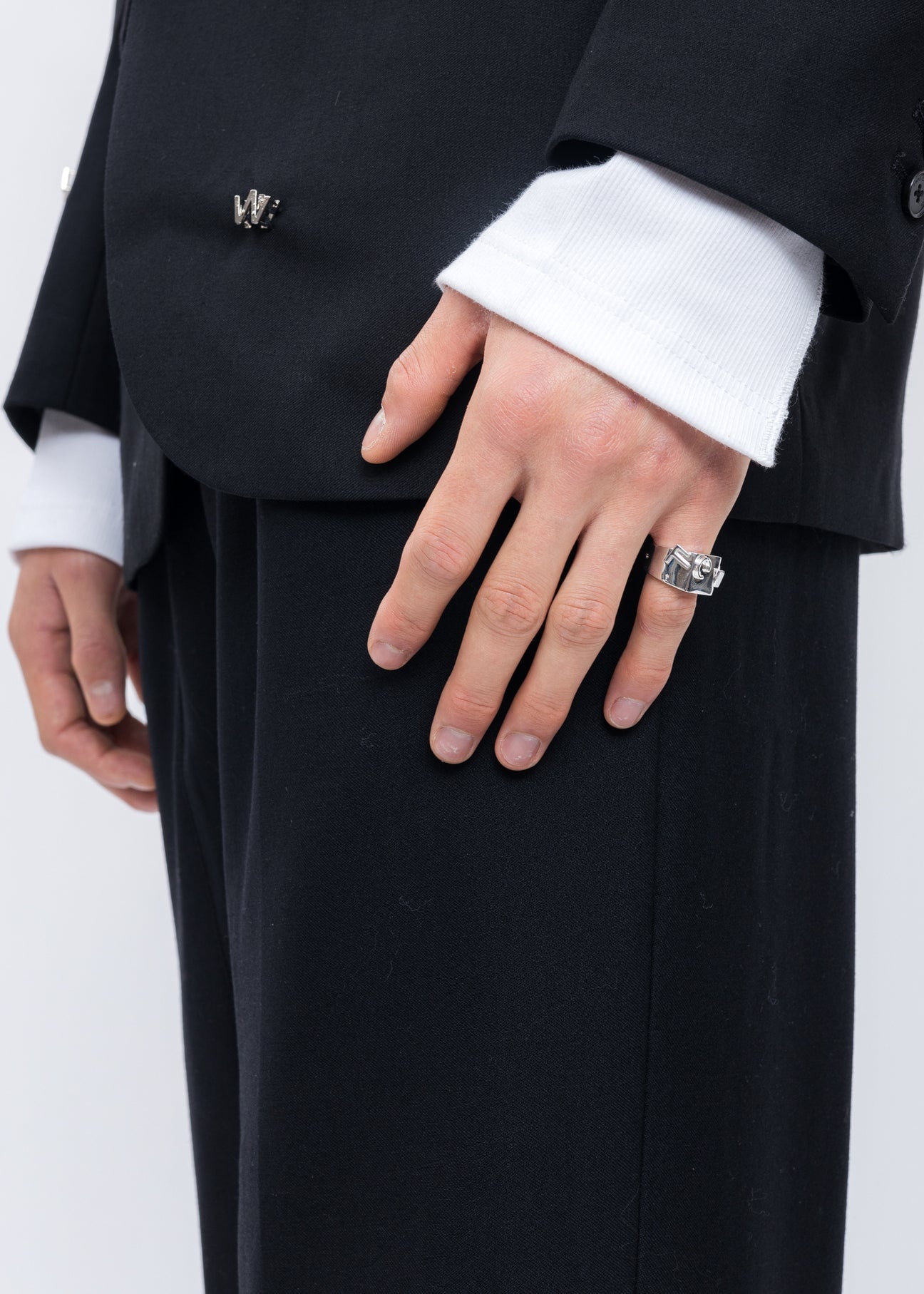 Silver FCW Logo Ring - 2