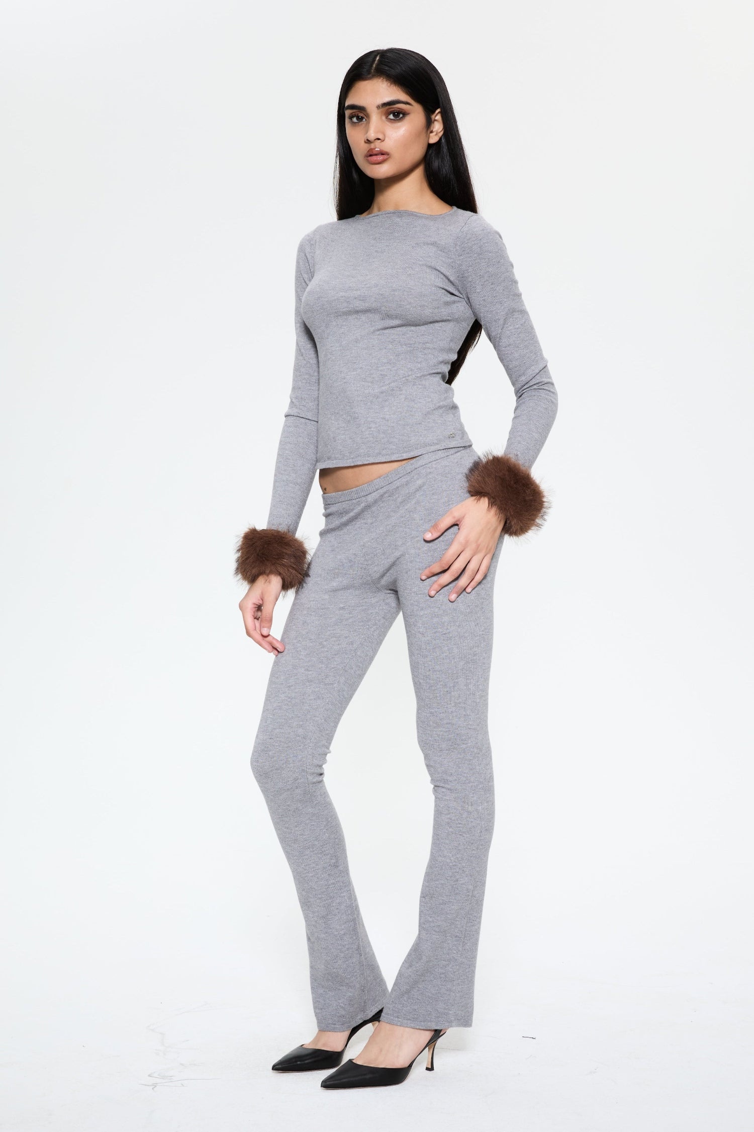 ALIA PANT - HEATHER GREY - 4