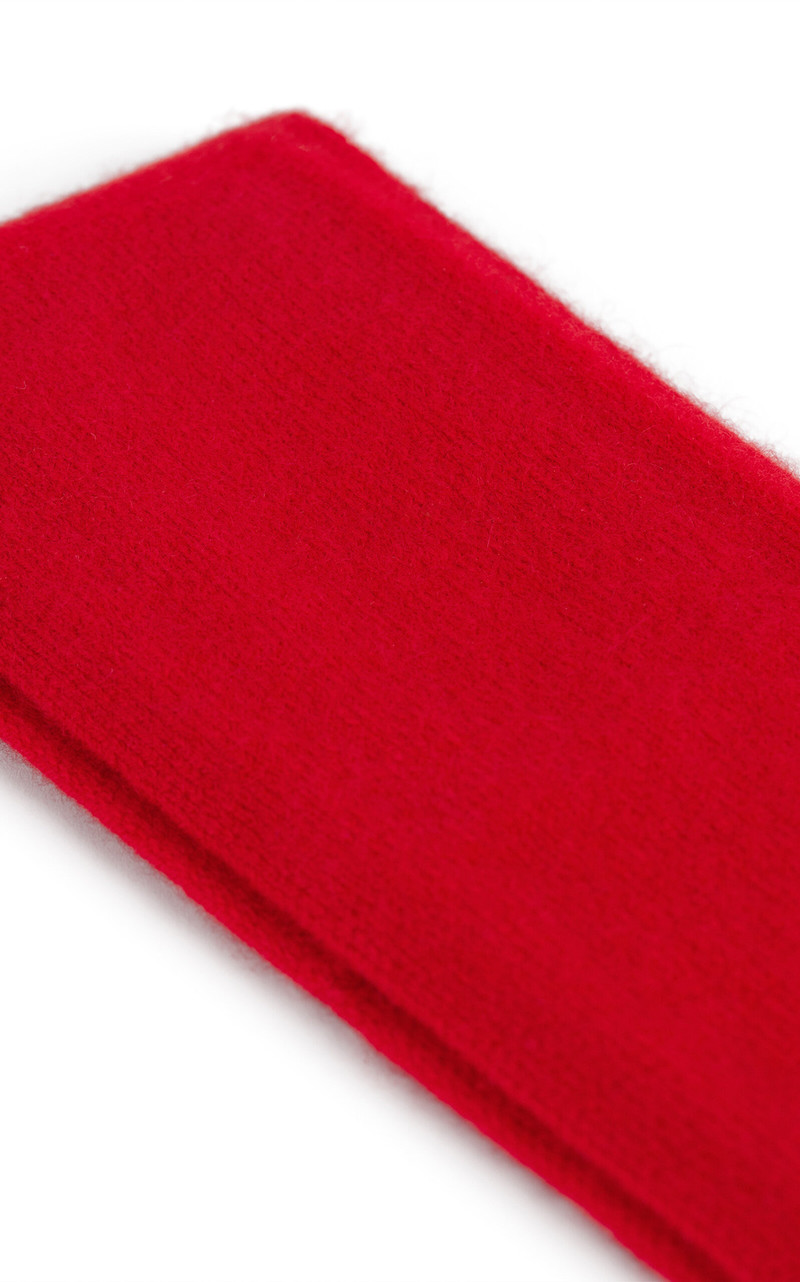TOTEME Cashmere Headband red outlook