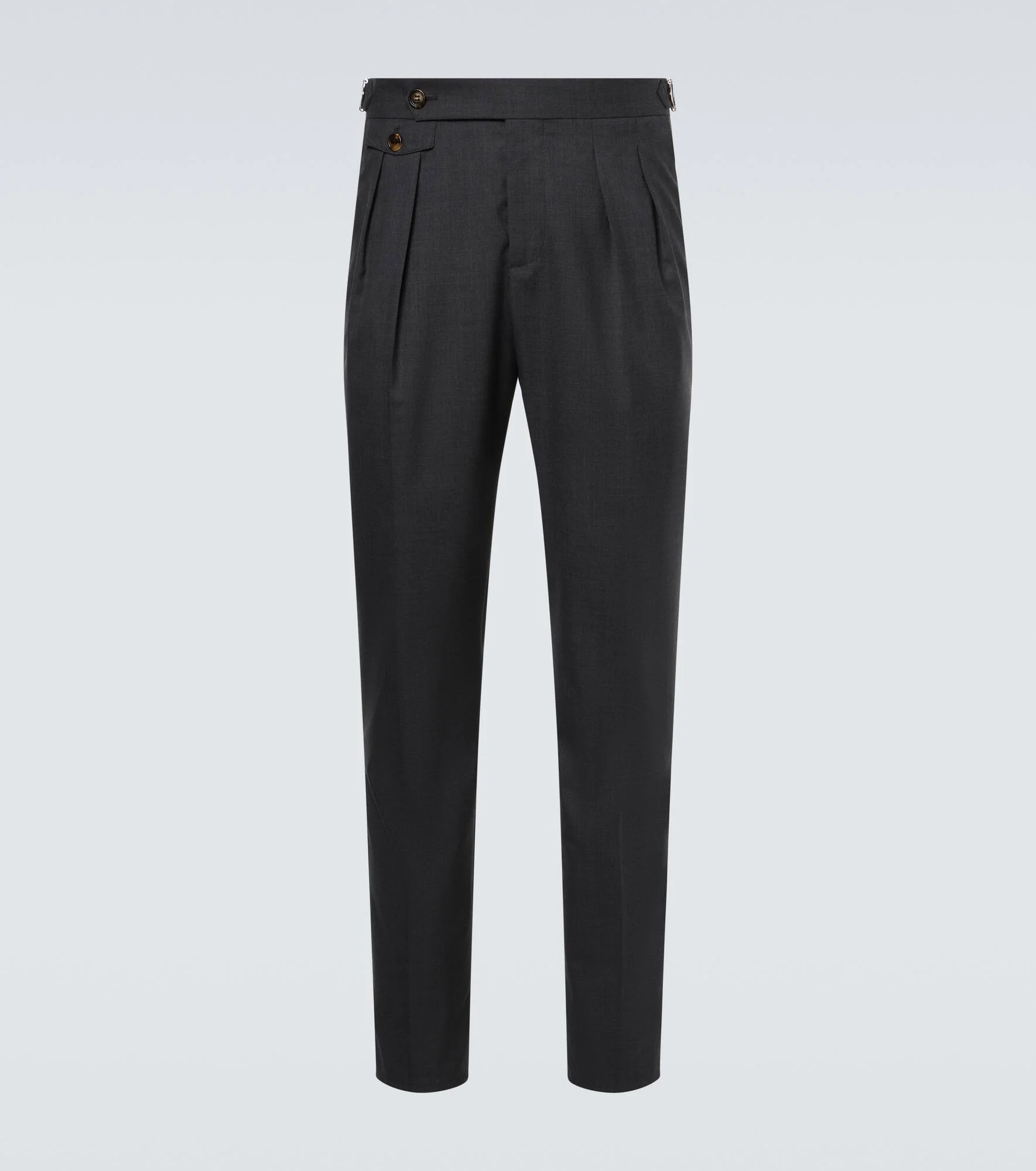 Virgin wool straight pants - 1