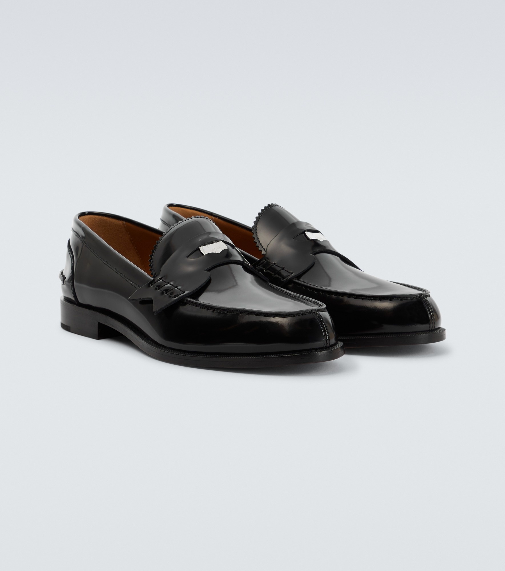 Penny leather loafers - 5