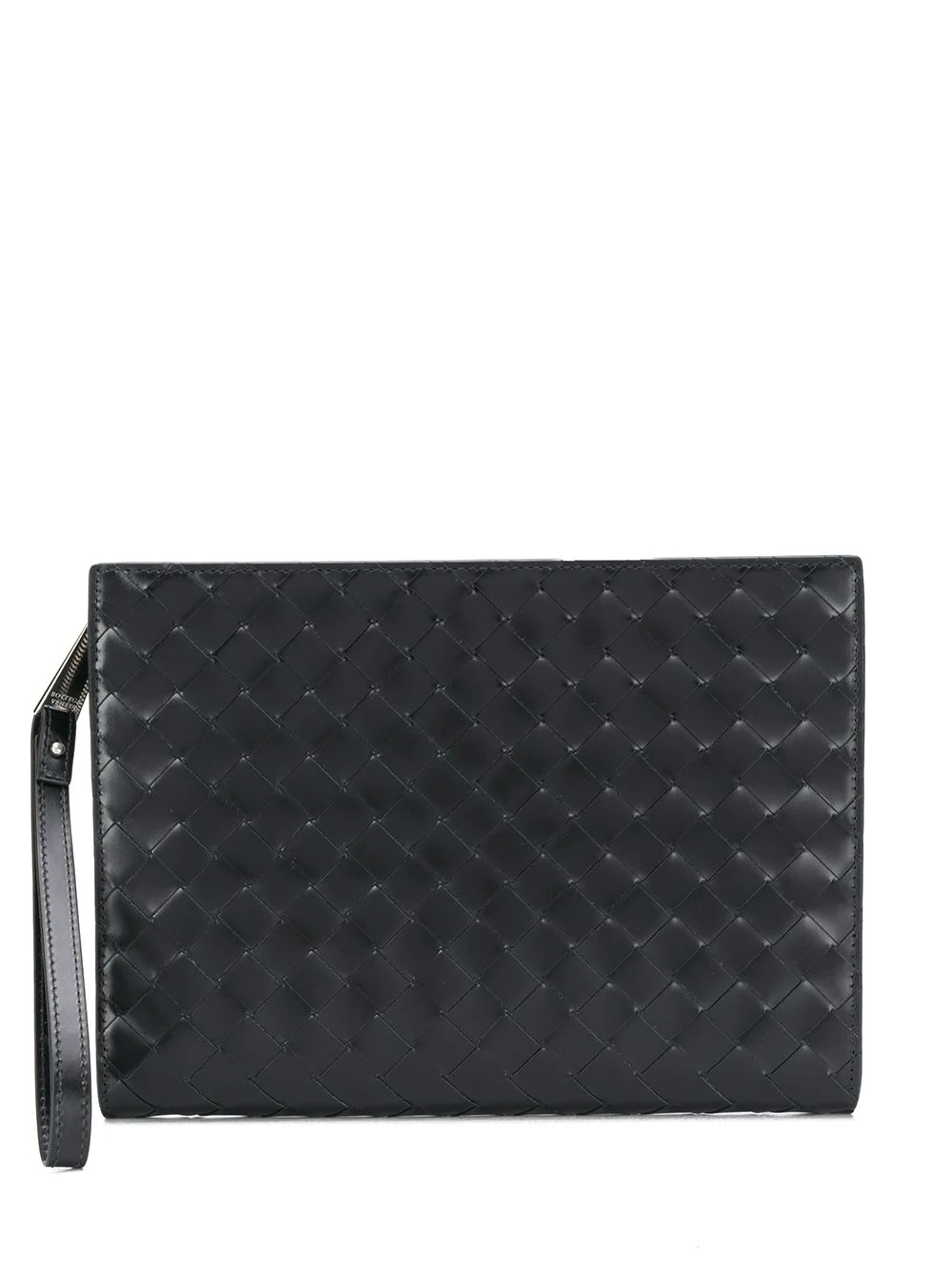 intrecciato-weave clutch - 1