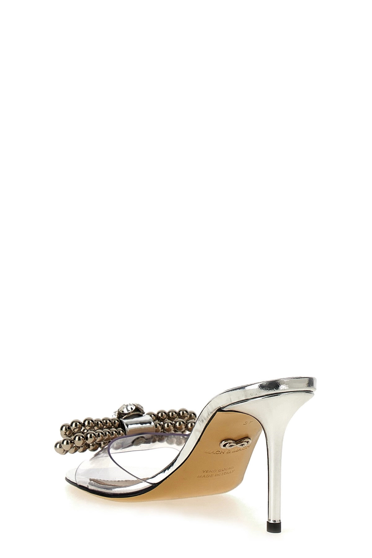 'Stud bow' sandals - 3