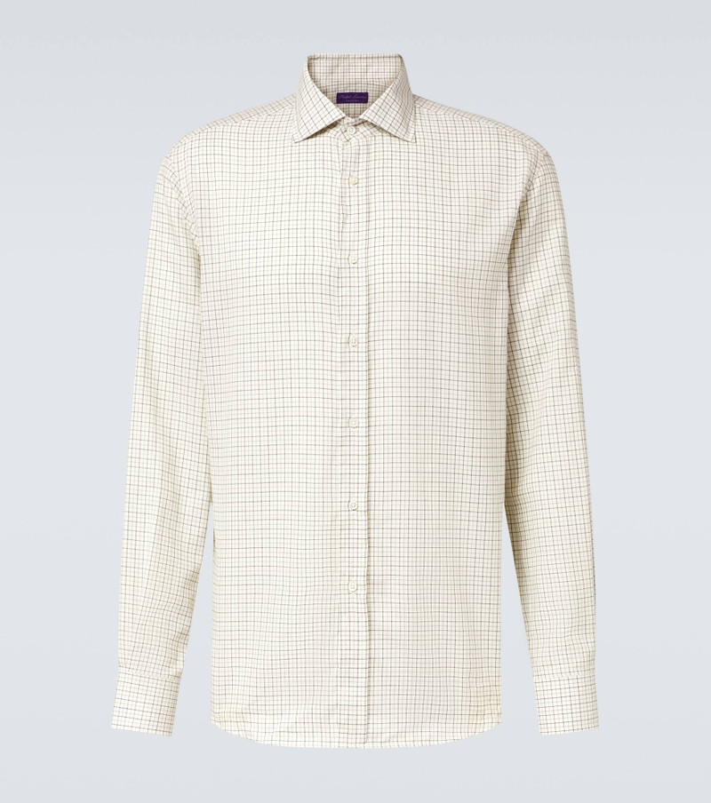 Checked cotton shirt 1