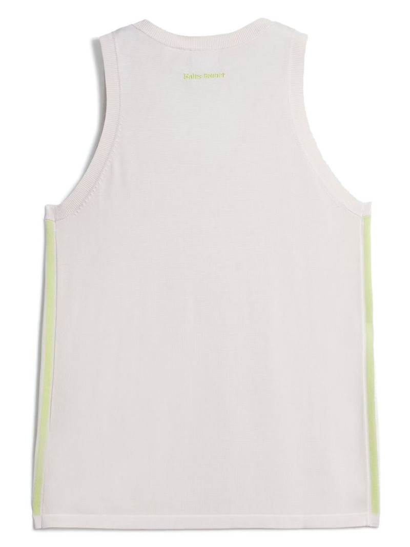 adidas logo-embroidered sleeveless top outlook