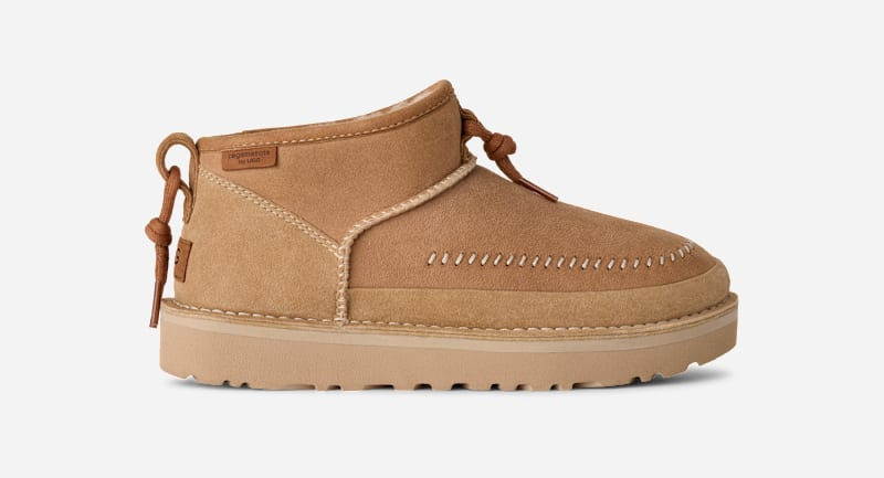 ® Ultra Mini Crafted Regenerate Sheepskin Classic Boots in Sand 1