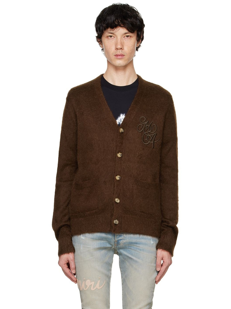 Brown MA Swirl Cardigan 1