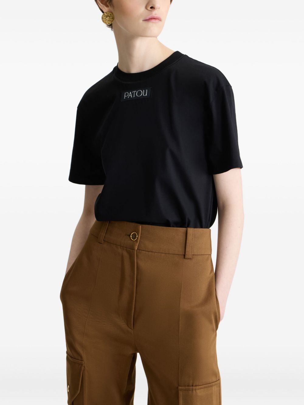 logo-appliqué T-shirt - 4