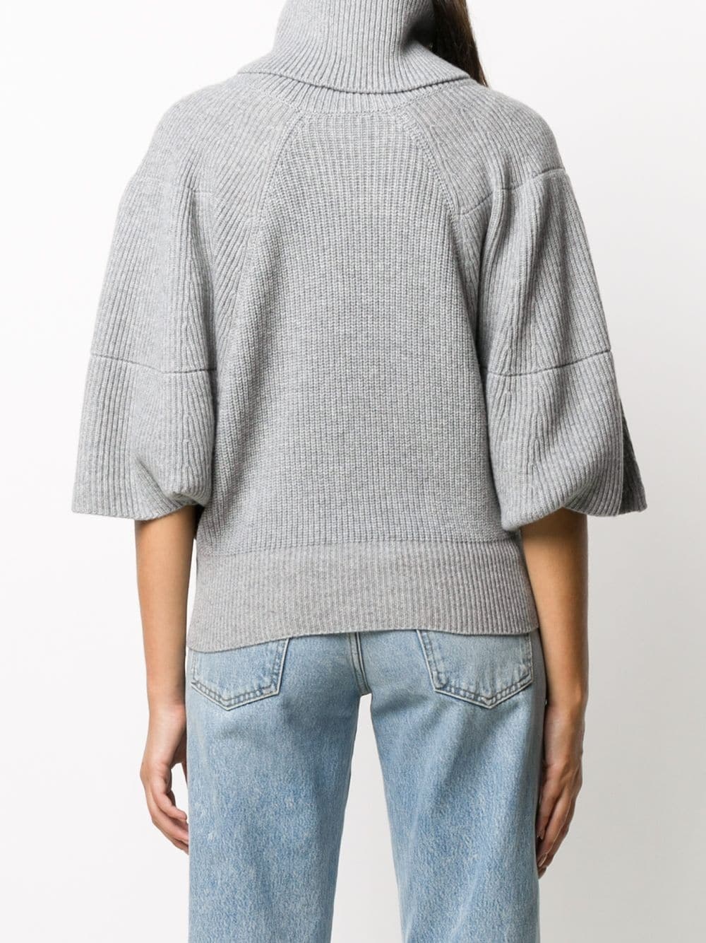 roll-neck cashmere jumper - 4