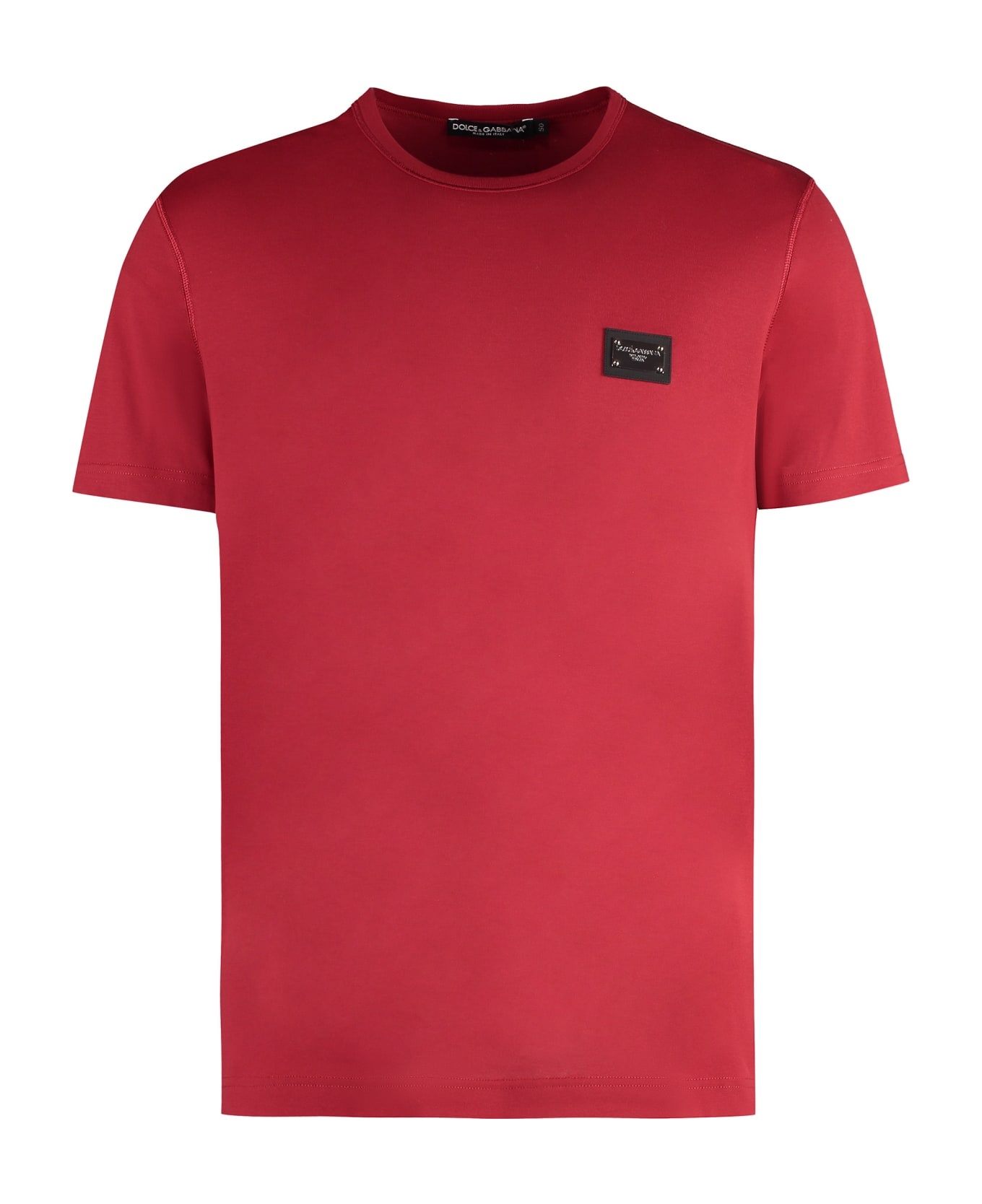 Cotton Crew-neck T-shirt - 1