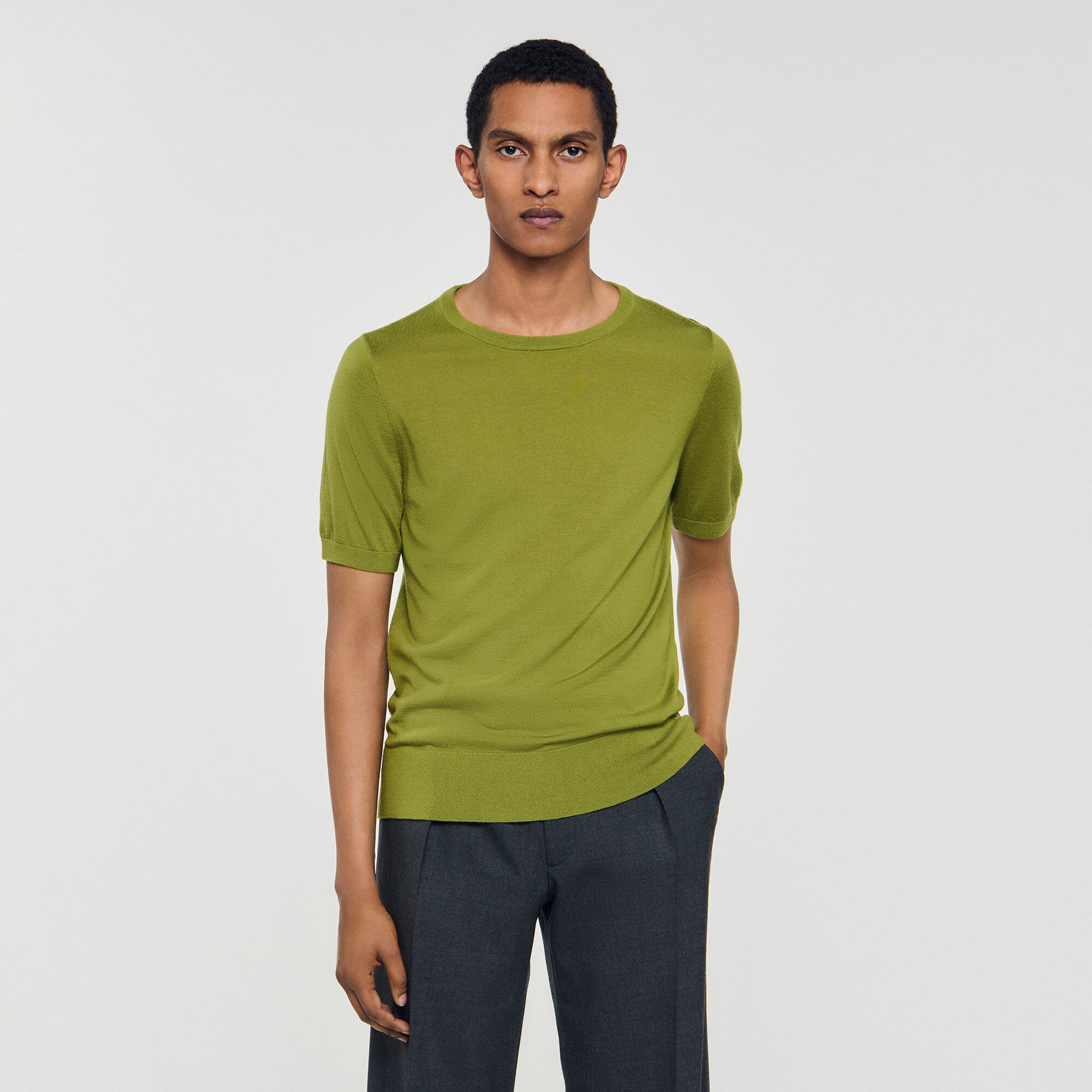 FLOWING KNIT T-SHIRT - 4