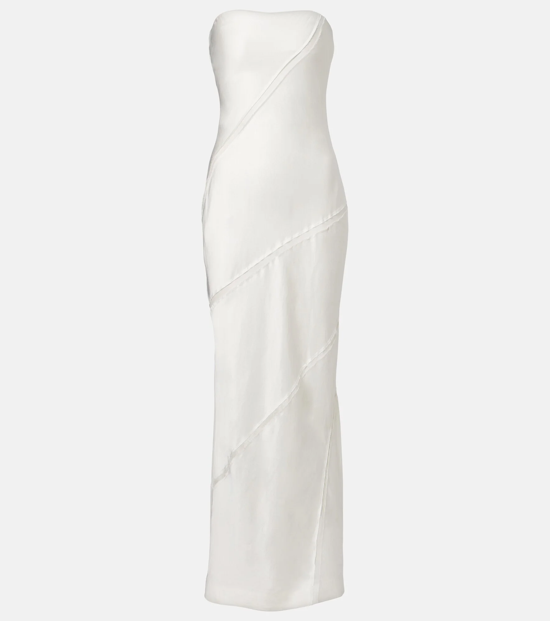 Strapless maxi dress - 1