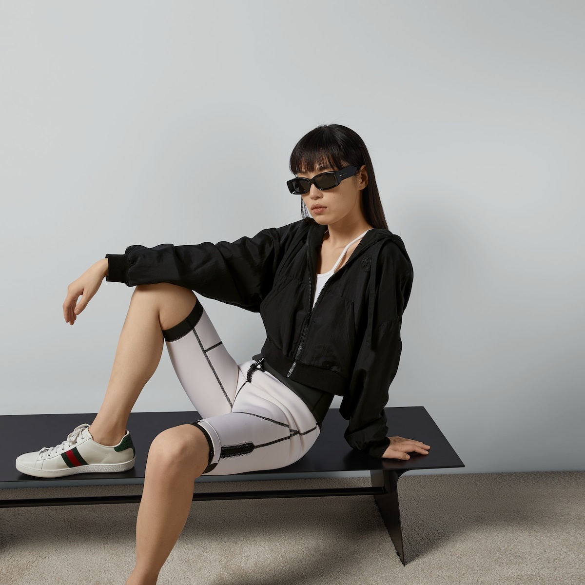 Reversible cotton jersey zip jacket - 5