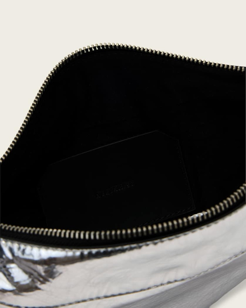 LUNA METALLIC LEATHER SHOULDER BAG 3