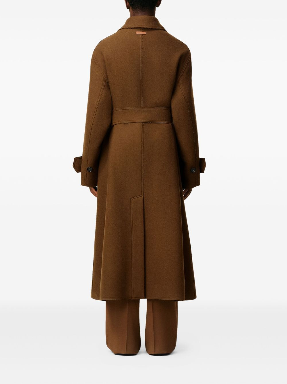 belted trench coat - 4
