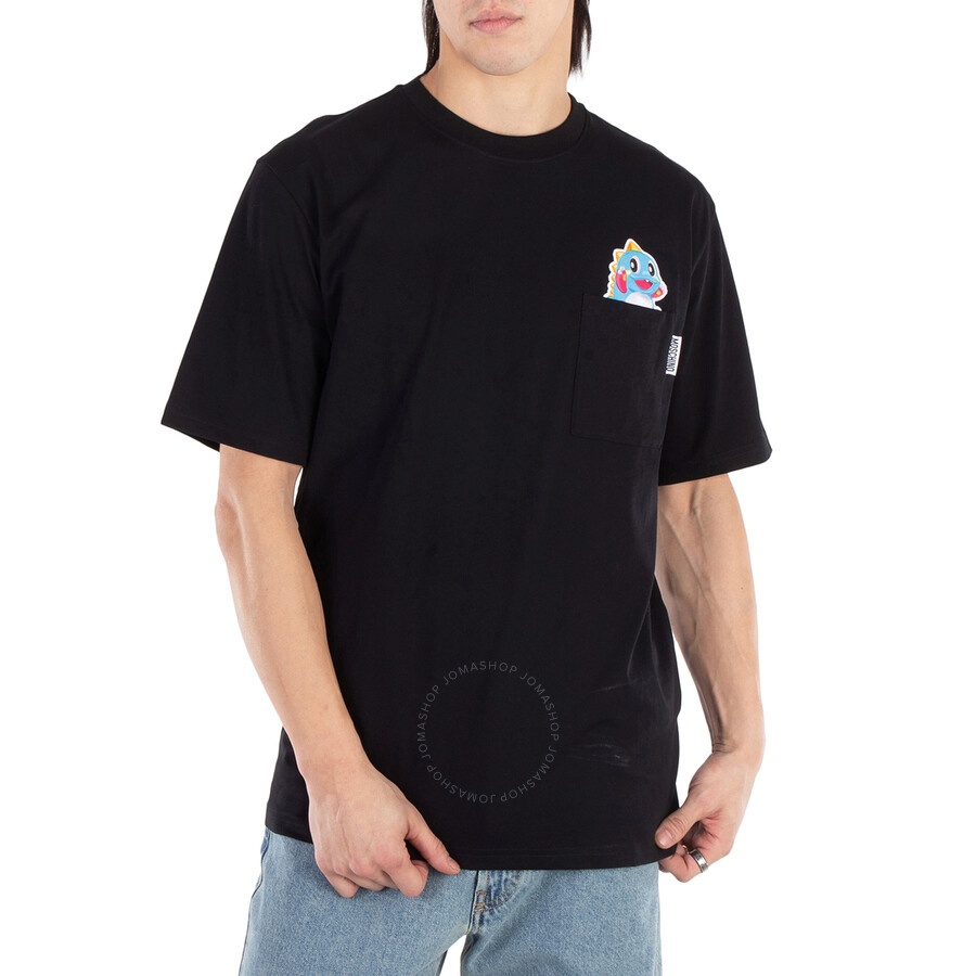 Moschino Bobble Dragon Embroidered Cotton T-Shirt - 3