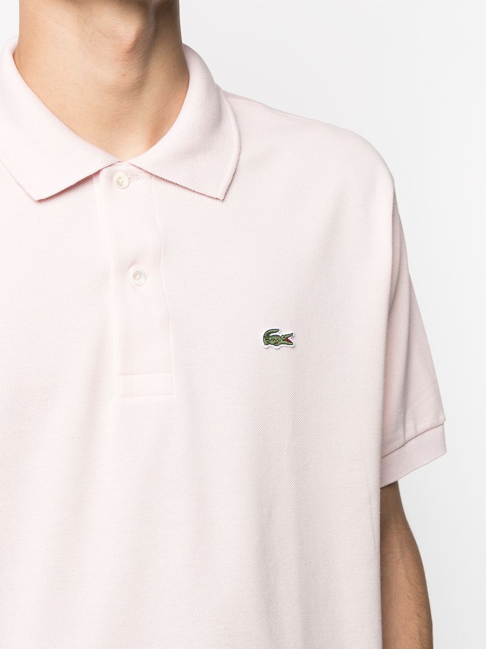 embroidered logo polo shirt - 5