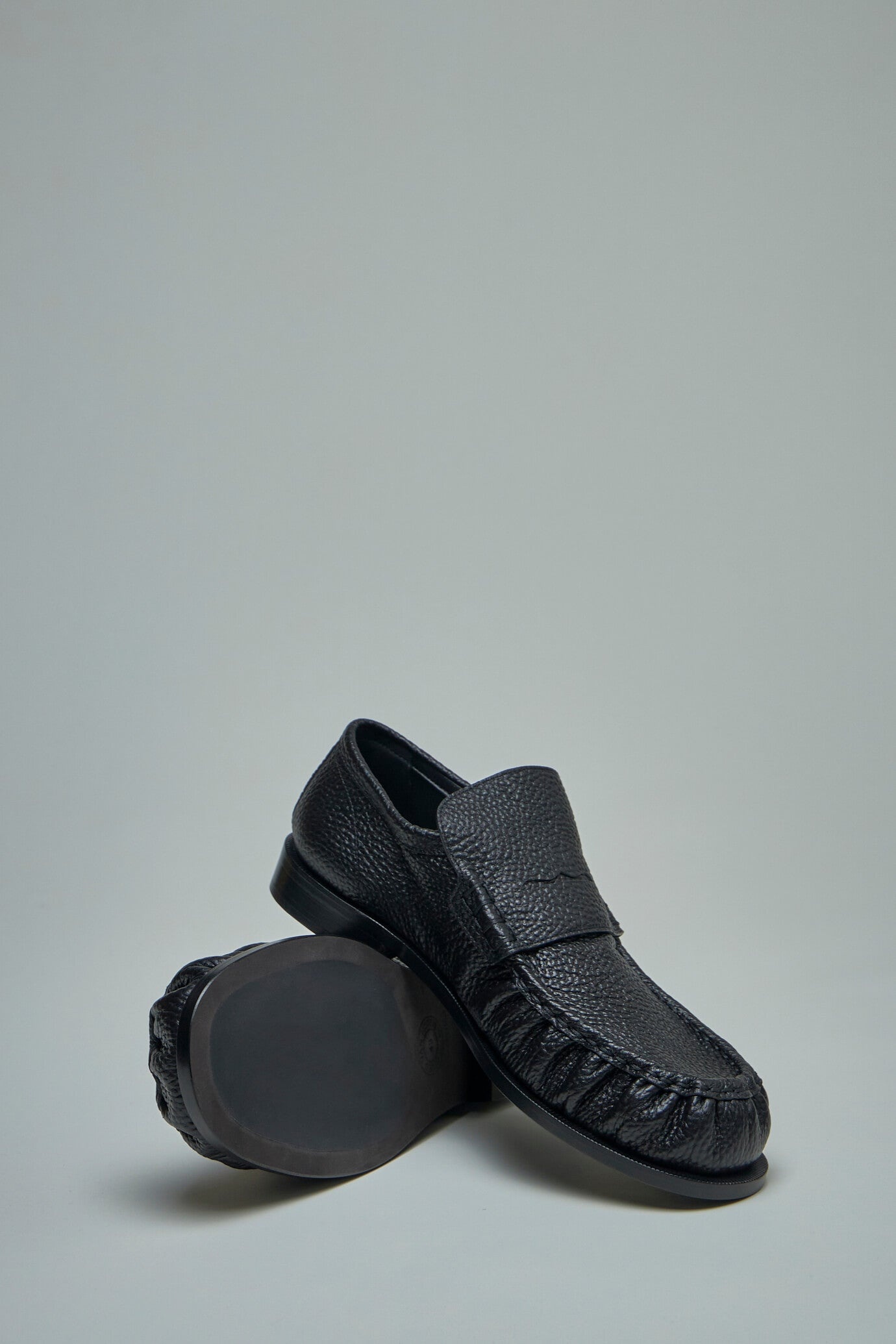 Full-Grain Leather Penny Loafers - 5