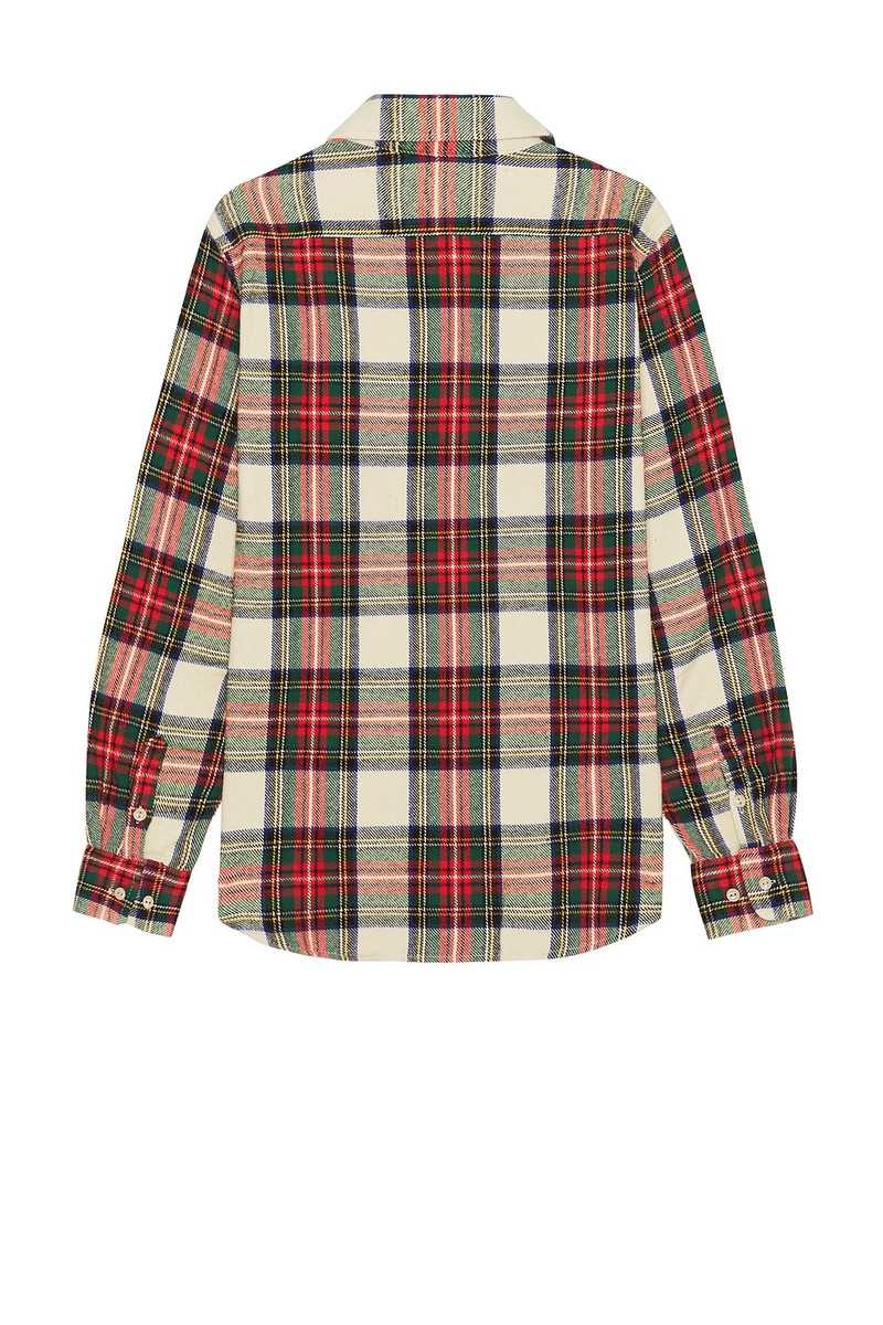 Schott Plaid Cotton Flannel Shirt outlook